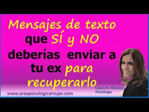 Video: 10 SMS que no se pueden enviar a un ex