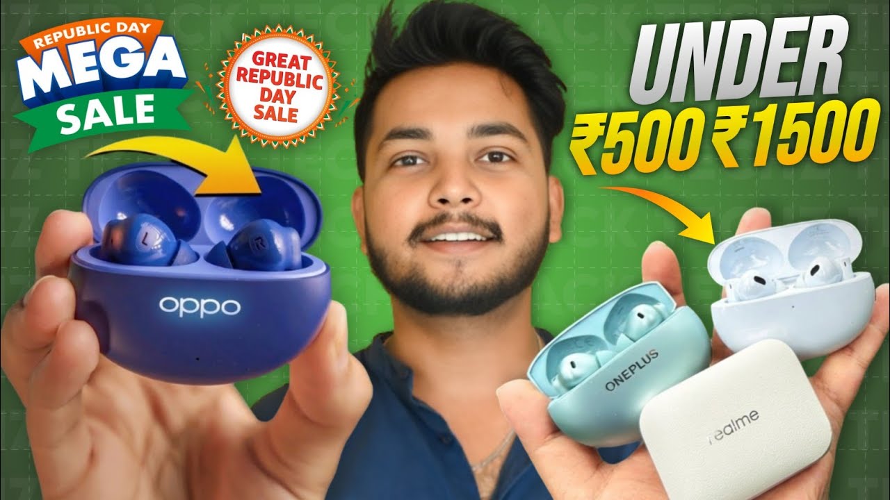 [Republic SALE]🔥Best Earbuds/TWS Deals Under 500 🎧🔥 Best Earbuds Under ₹500 to ₹1500
