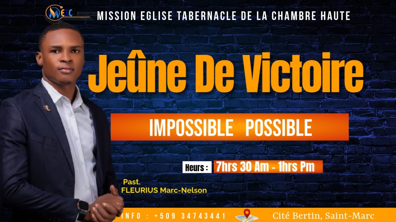 Deuxième Lundi De Jeune De Victoire |MECTH | Lundi 11 Août 2025 - YouTube