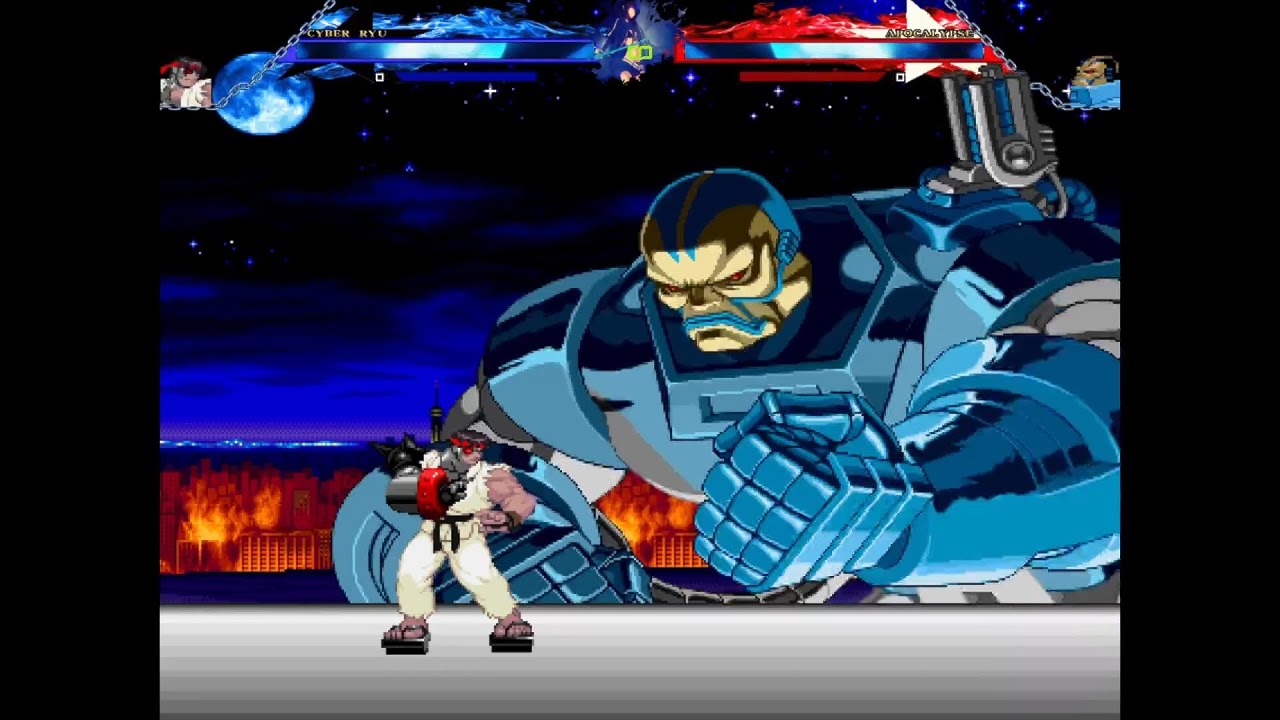 Cyber Ryu vs Apocalypse - YouTube