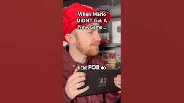 Mario When He Didn’t Get A 3D Game On Switch 2