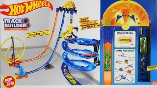 2019 NEW HOT WHEELS SPEED INTO DARING DOUBLE LOOP VERTICAL LAUNCH KIT Track Builder System