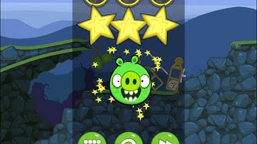 Bad Piggies - Level 4-23 Flight in the Night. 3 stars