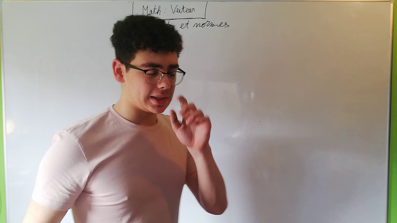 Vecteur : composantes et norme