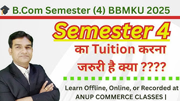 BBMKU Bcom Semester 4 Online Class| Bcom Semester 4 Subject BBMKU 2025| Bcom 4th Semester BBMKU|
