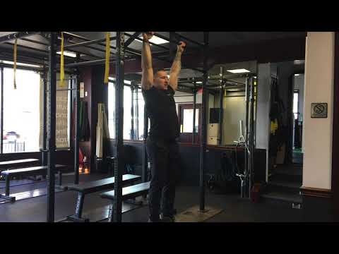 hanging scapula depression and retraction