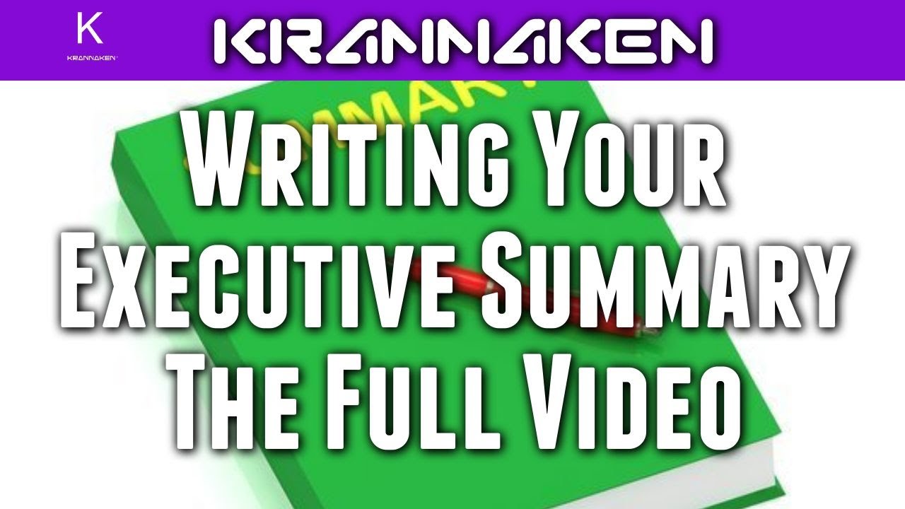 Full Video: How to Write an Executive Summary For a Music Artist - YouTube