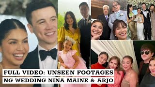 FULL WEDDING VIDEO: nina Maine Mendoza at Arjo Atayde From Start to Finish