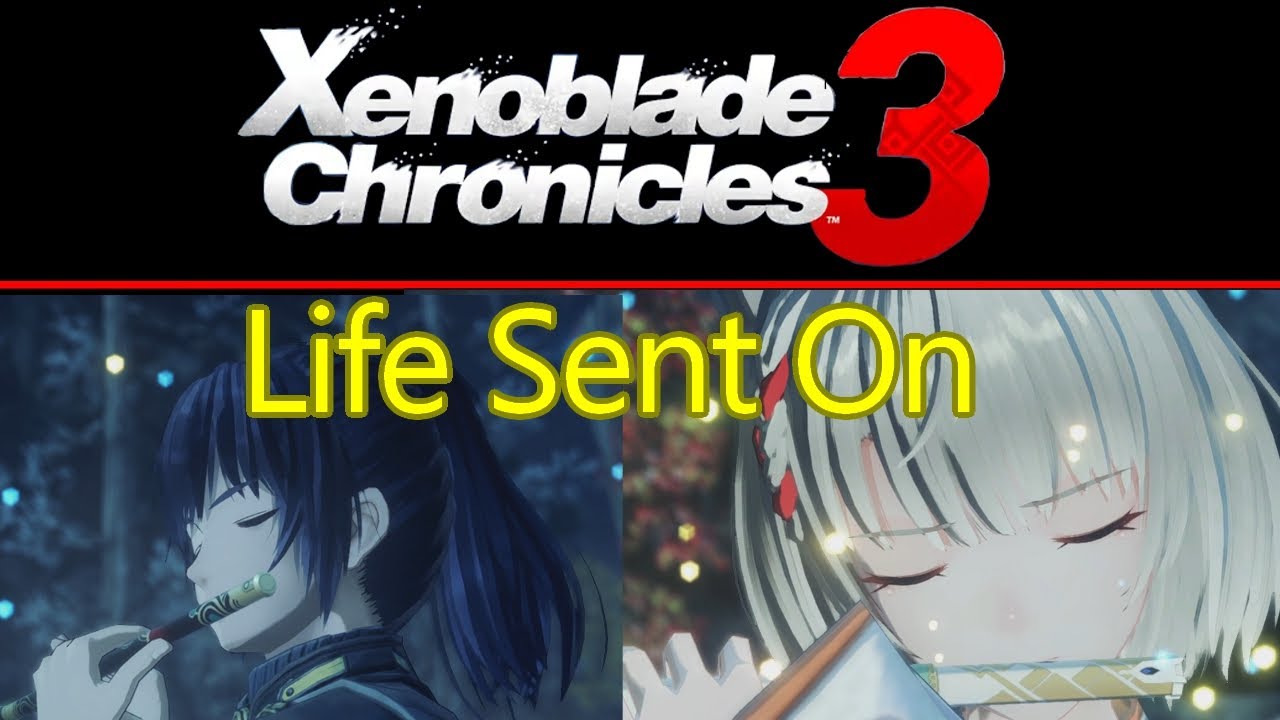 Xenoblade Chronicles 3 Life Sent On (flute theme music) cutscene with