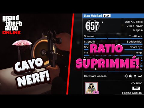 CAYO PERICO NERF ET RATIO SUPPRIMÉ : RÉÉQUILIBRAGE TOTAL DE GTA ONLINE !