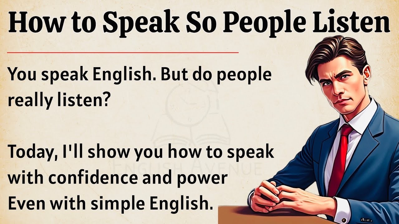 How to Speak English So People    Speak English With Confidence    Graded Reader    Learn English