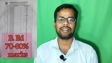 Retabulation Ho Kar  B.Ed Ka Result Aa Gaya !! 70-80% Mark Sab Chatra Happy!!