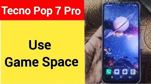 How to use game space, Tecno Pop 7 Pro me game turbo on kaise kare