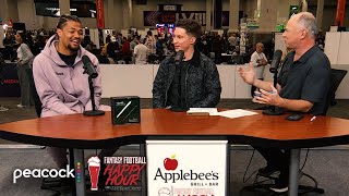 Rome Odunze drawing comparisons to Fitzgerald, Chase | Fantasy Football Happy Hour | NFL on NBC