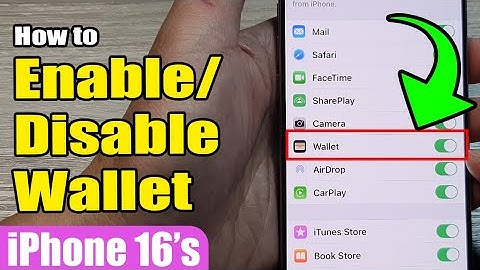 💳 How to Enable/Disable Wallet on iPhone 16/16 Pro Max 🛑 | iOS 18 Guide