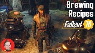 Fallout 76: How to Get Brewing Recipes - the Tipsy Taste-Test (PS4 gameplay Episode 121) Fallout 76: How to Get Brewing Recipes - the Tipsy Taste-Test (PS4 gameplay Episode 121)