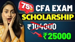 CFA Scholarship 2024🔥 | Save CFA Fees upto 75% 💰| @azfarkhan