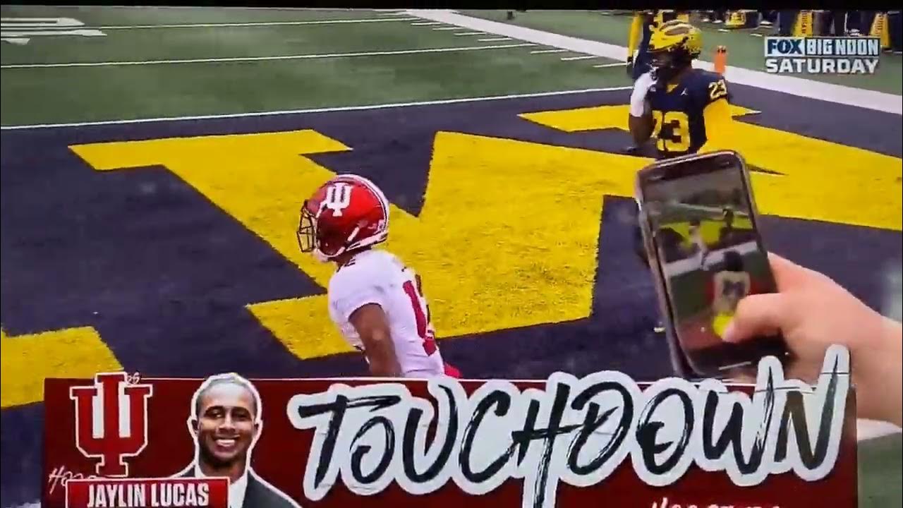 Indiana vs Michigan football trick play! YouTube