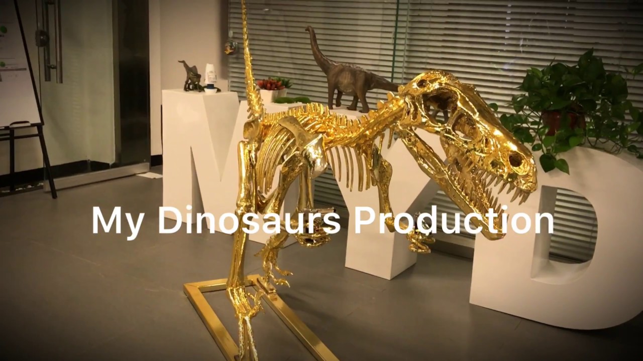 Golden Raptor Skeleton - YouTube