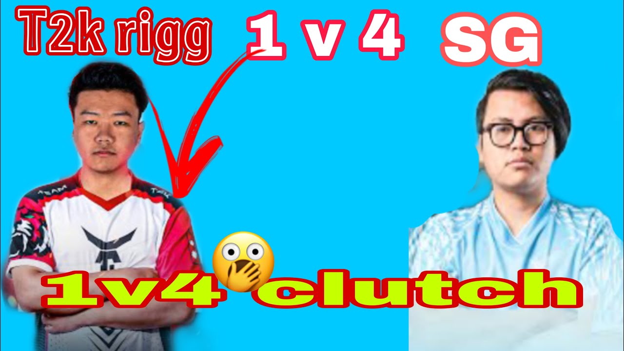 T2k rigg 1v4 against skylight Gaming?🔥rigg wiped sg ?