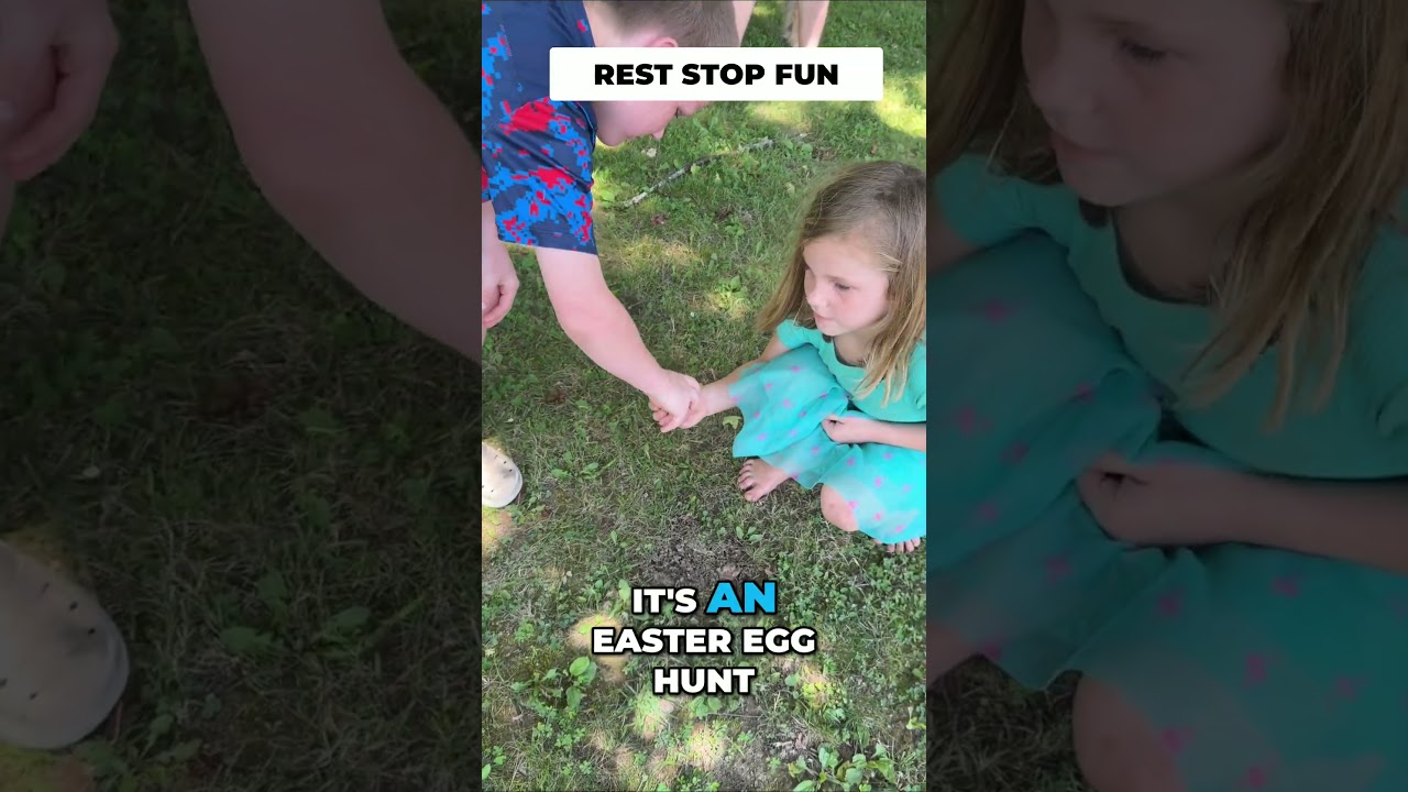 Rest Stop Fun With 8 Kids