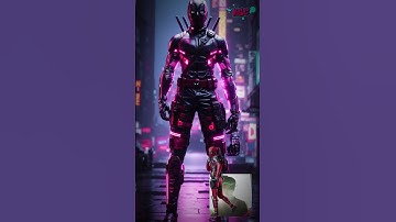 Glowing cyberpunk superheroes 💥 #shorts #animation #cartoon