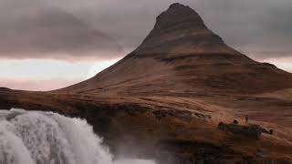 Iceland Kirkjufell Mountain And Waterfall On Snæfellsnes Peninsula