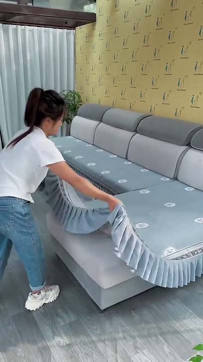 #Universal brushed sofa cover #Non-slip sofa cushion