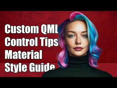 How do I create a custom QML Control that respects the Material Style colors?