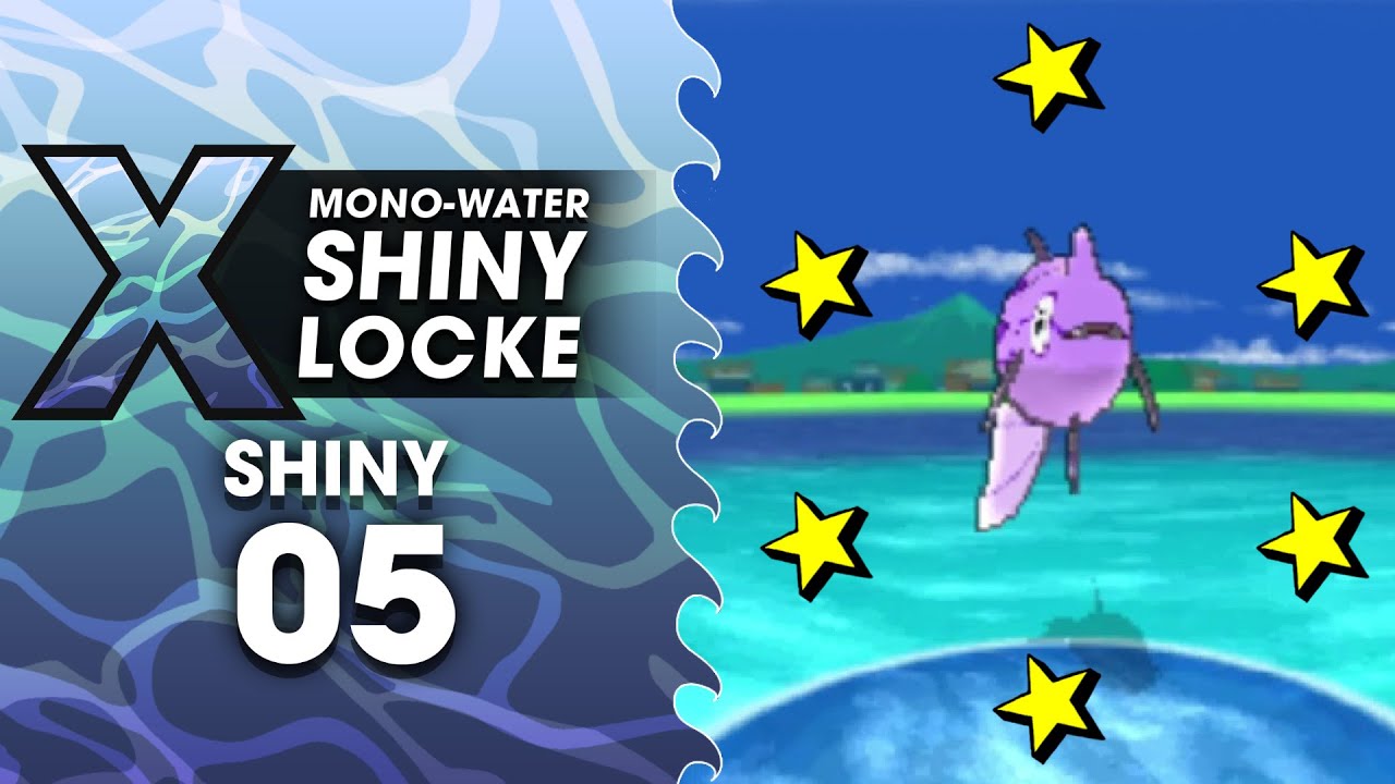 Pokémon X MonoWater ShinyLocke - SHINY #05 SHINY REMORAID 218 FISHING ENCOUNTERS