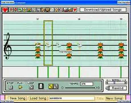 Sandstorm rmx - Mario paint