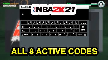 ALL 8 ACTIVE LOCKER CODES IN NBA 2K21 MY TEAM | ACTIVE LOCKER CODES