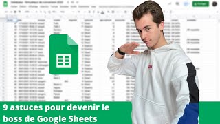 9 astuces pour être productif sur Google Sheets