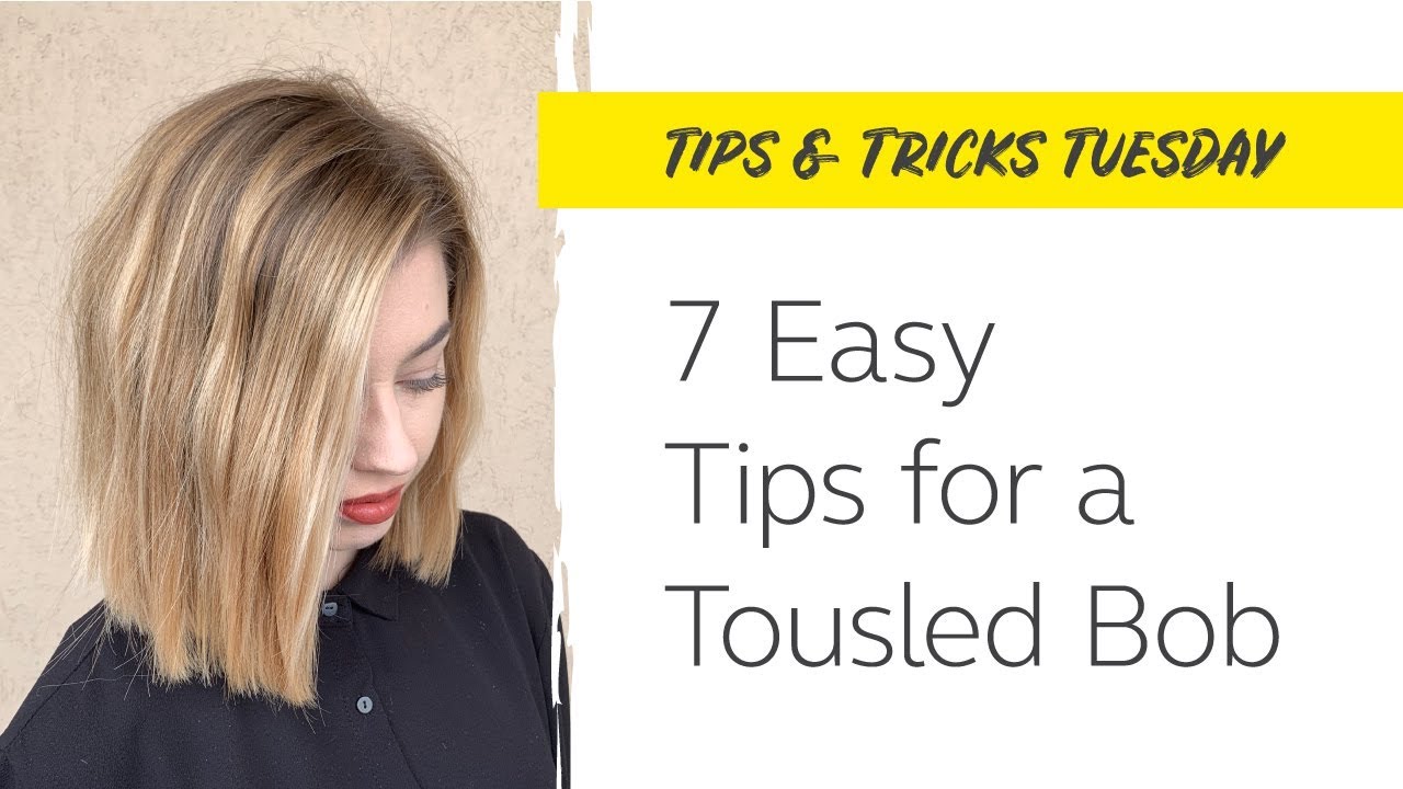 How To Style A Tousled Bob Youtube