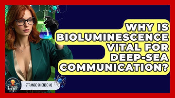 Why Is Bioluminescence Vital For Deep-sea Communication? - Strange Science HQ