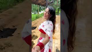 Yamini Malhotra in rain, sexy saree reel, actress video @boldtypp