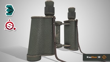 Modeling, Unwrap & Texturing WWII Binocular - Part1 [Modeling]