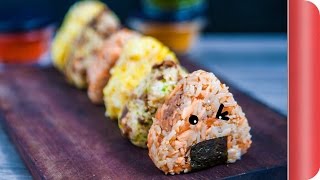 Multicoloured Onigiri (Japanese Rice Balls) | Sorted Food