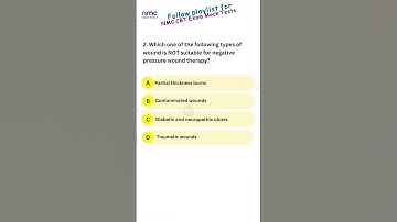 NMC CBT Exam Prep: MCQs Overview Chap 2 Test 3 Q2 #nmc #cbt2exam