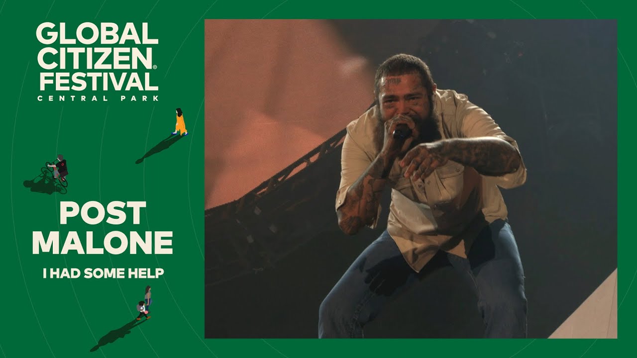 Post Malone Showcases I Had Some Help | Global Citizen Festival NYC 2024 Post Malone Showcases I Had Some Help | Global Citizen Festival NYC 2024
