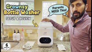 Grownsy Baby Bottle Washer Setup & Review (Steam Sterilizer + Dryer) – Parents NEED This!
