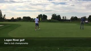 Braxton Miller Rolls A Putt Up Close To The Hole On No. 17 To Clinch The Logan River Golf Course Men