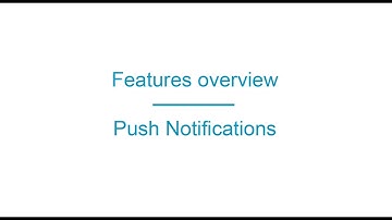 ABC App Builder Features overview Push Notifications