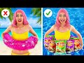 SMART HACKS THAT WILL SAVE YOUR SUMMER || Camping & Beach Tricks! Useful Gadgets by 123 GO! FOOD