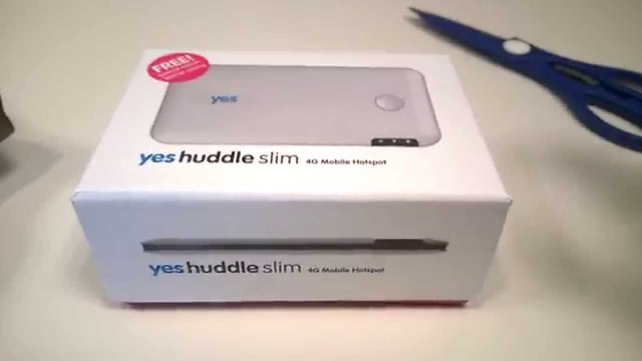 Yes 4g Huddle SLIM inside package - YouTube