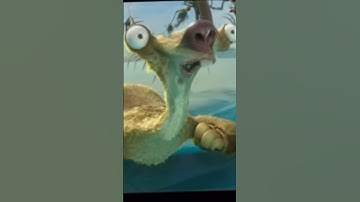 That’s a little salty! 🧂💦 #salty #water #iceage #sidthesloth