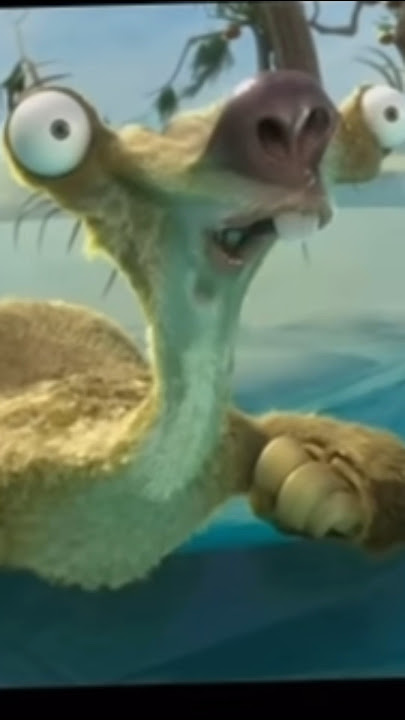 That’s a little salty! 🧂💦 #salty #water #iceage #sidthesloth