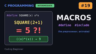 C Programming #19: The Preprocessor and Macros