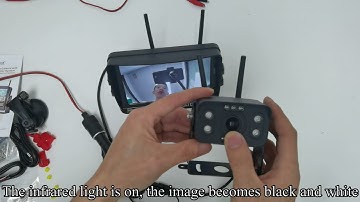 DoHonest S21 RV Wireless Backup Camera System Pairing Video
