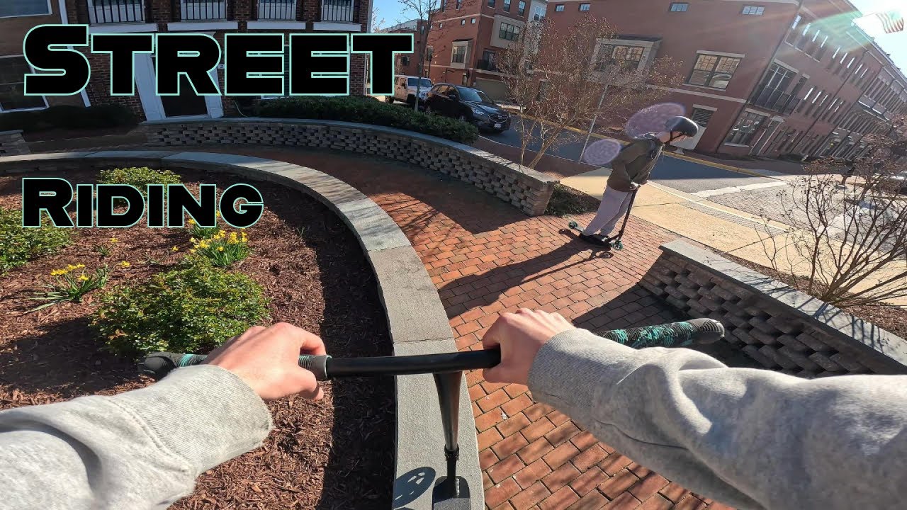 SREET Scootering!! |Hopped Fence..|